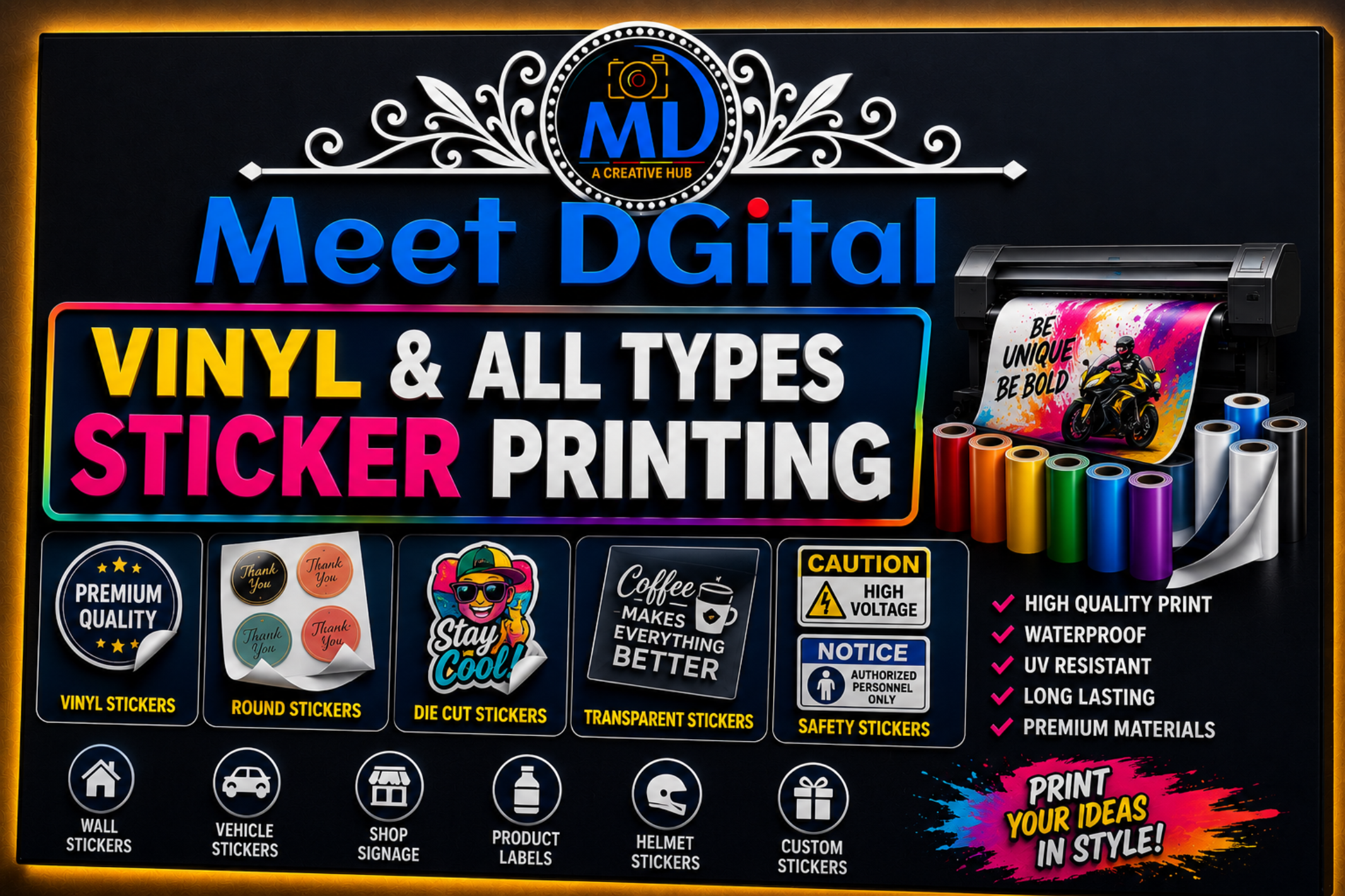 Vinyl Sticker and Label Printing